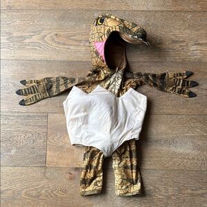 Kids Dinosaur Costume Velociraptor Baby Costume Hatching out of an Egg